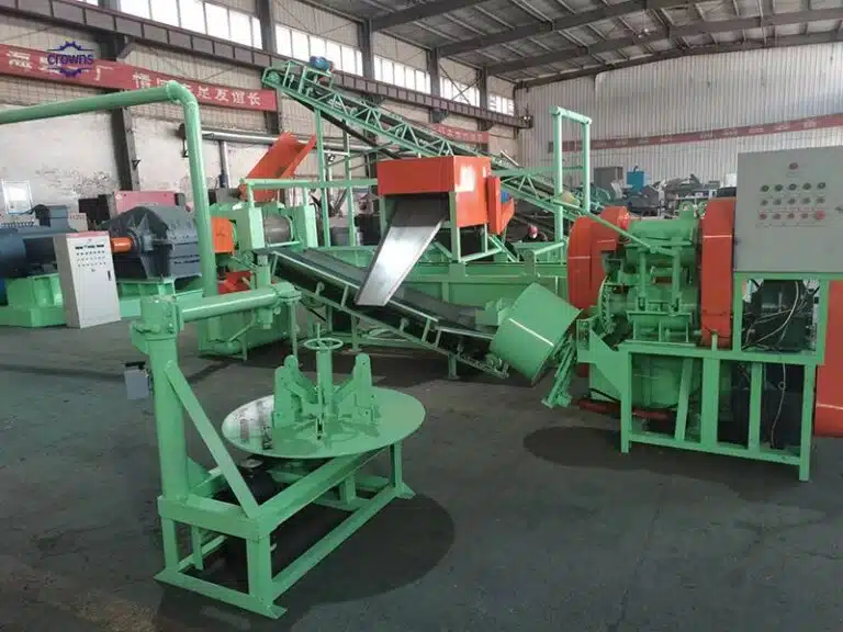 Automatic Tire Recycling Machine-Crowns Machinery
