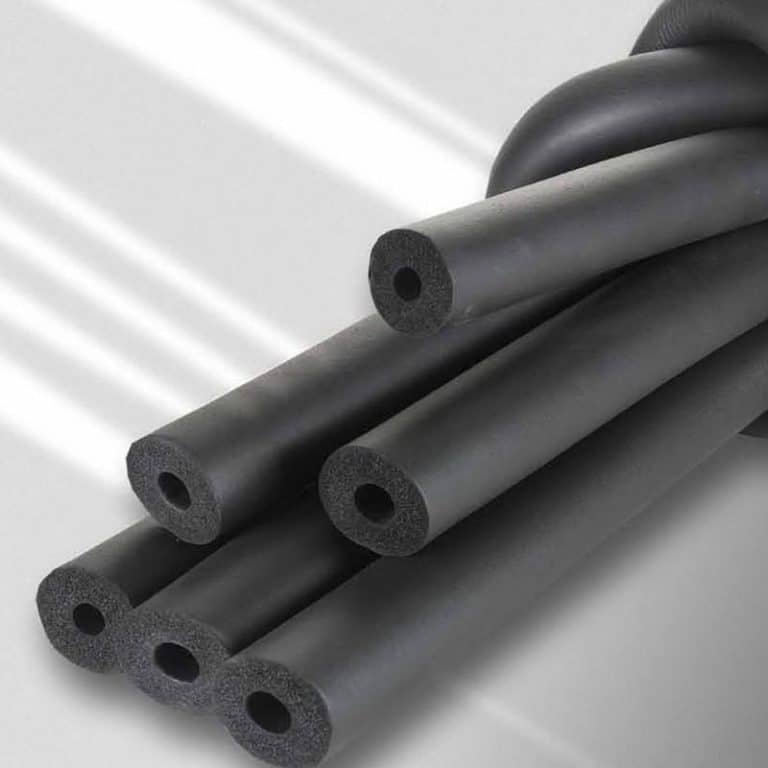 Sustainable and Recycled Rubber Products - Black Rubber Foam Insulated Tubing