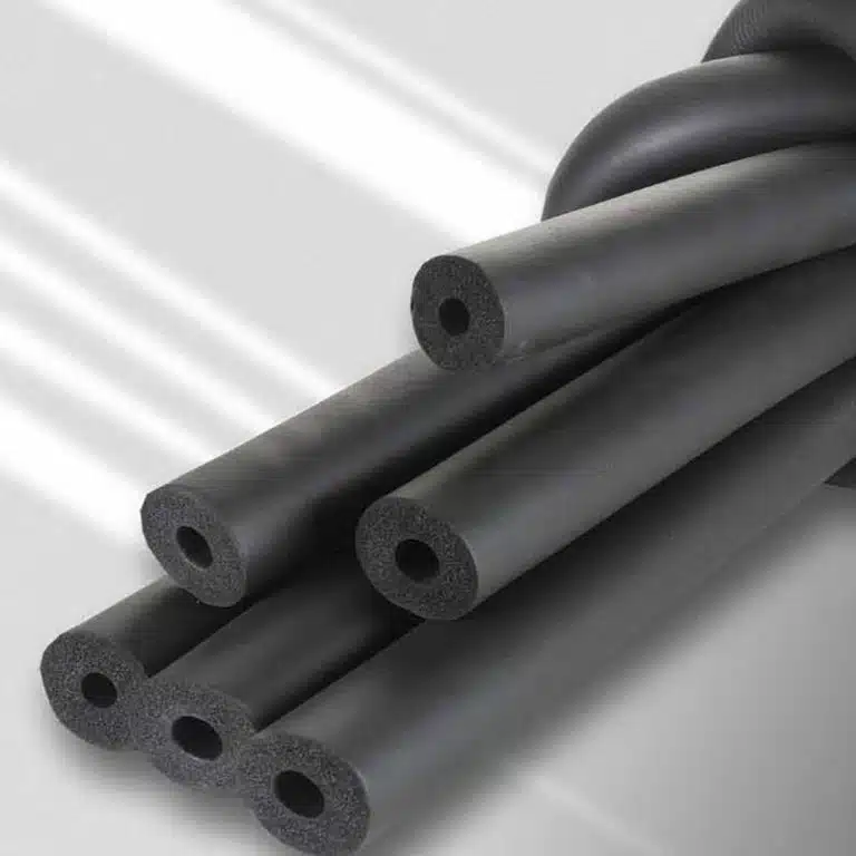 Sustainable and Recycled Rubber Products - Black Rubber Foam Insulated Tubing