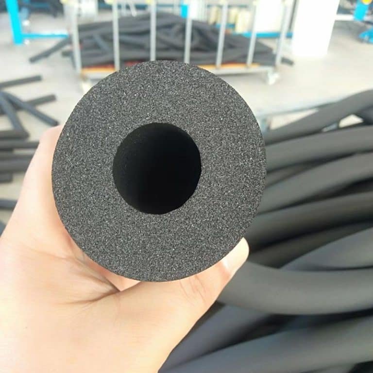 Extruded rubber insulation tube, a result of advanced extrusion technology