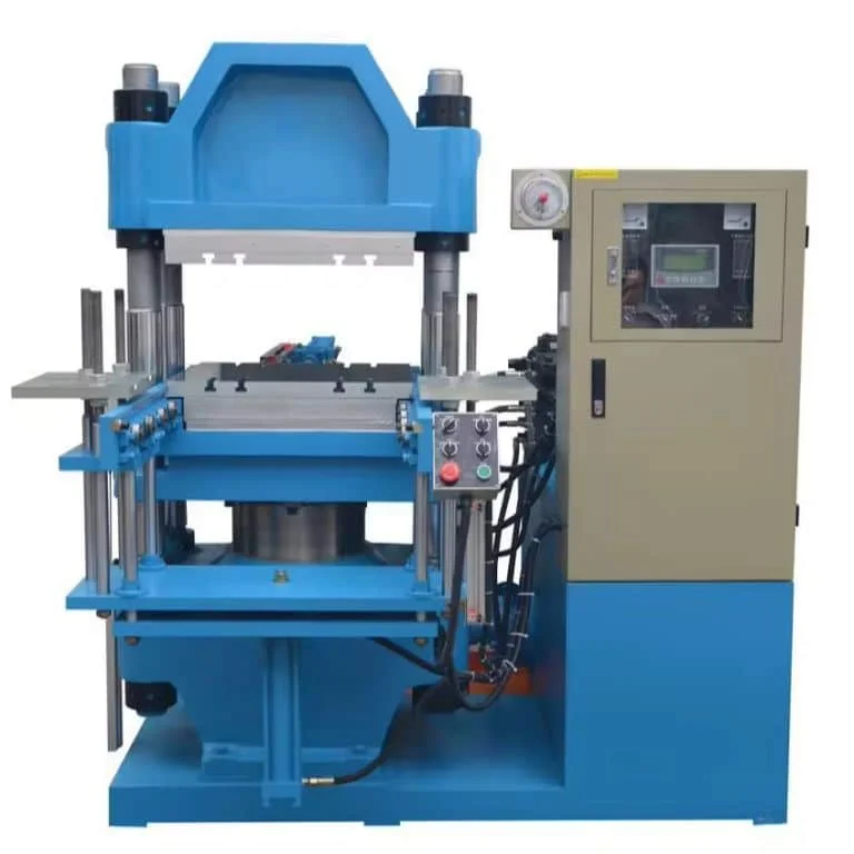 Advanced rubber vulcanizing press with automated controls for high-efficiency production