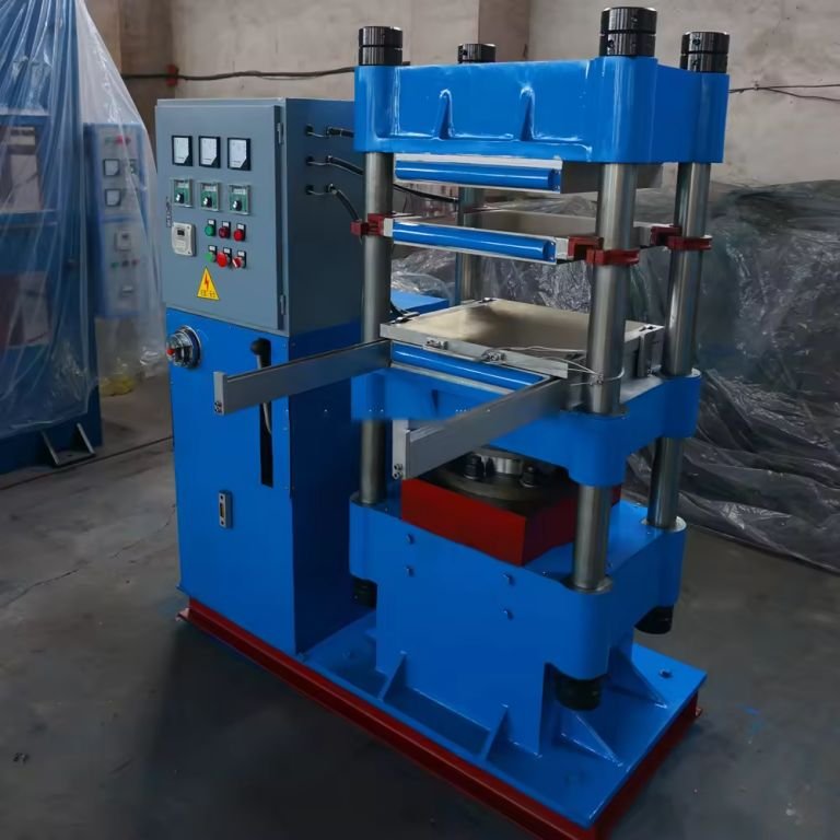 olumn Rubber Vulcanizing Press by Crowns Machinery - Heavy-duty press for large rubber components
